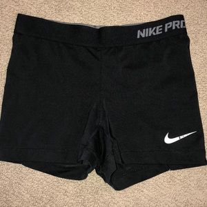 Women’s Black Nike Pro Shorts